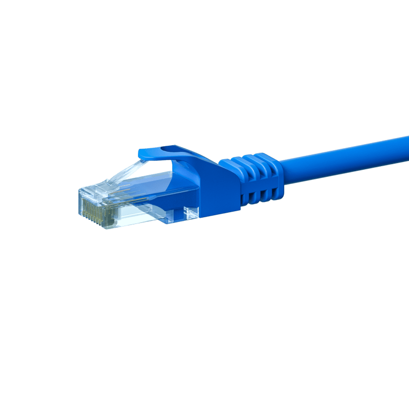 CAT6 Kabel U/UTP - 1,50 Meter - blau - CCA