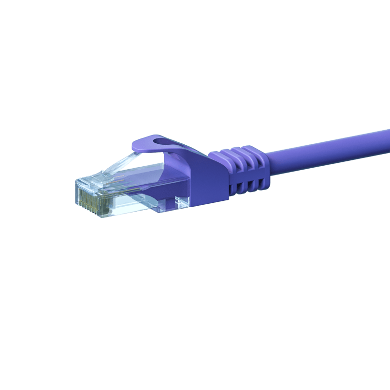 CAT6 Kabel U/UTP - 3 Meter - lila - CCA