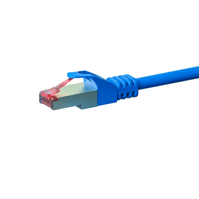 CAT6 Kabel LSOH S-FTP - 0,50 Meter - blau