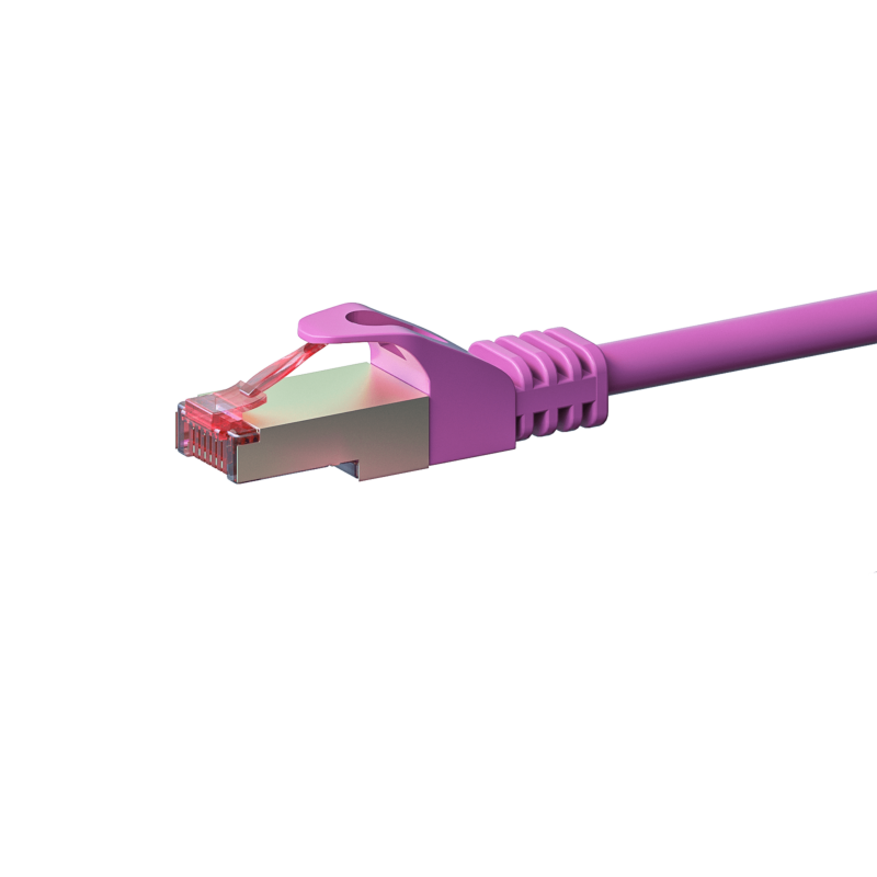 CAT6 Kabel LSOH S-FTP - 0,50 Meter - rosa
