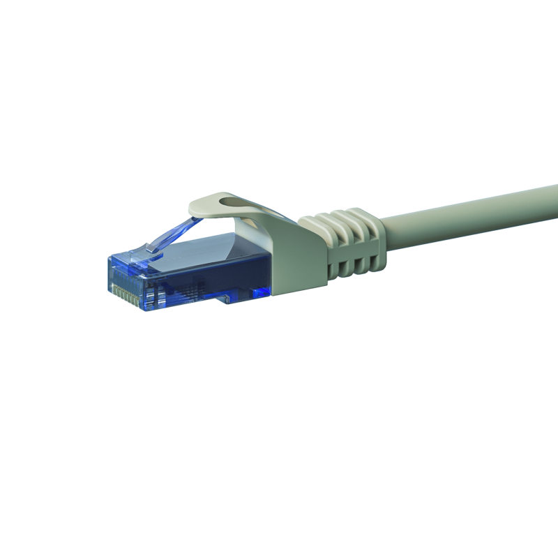 UTP CAT6a patchkabel 10m grijs - 100% koper