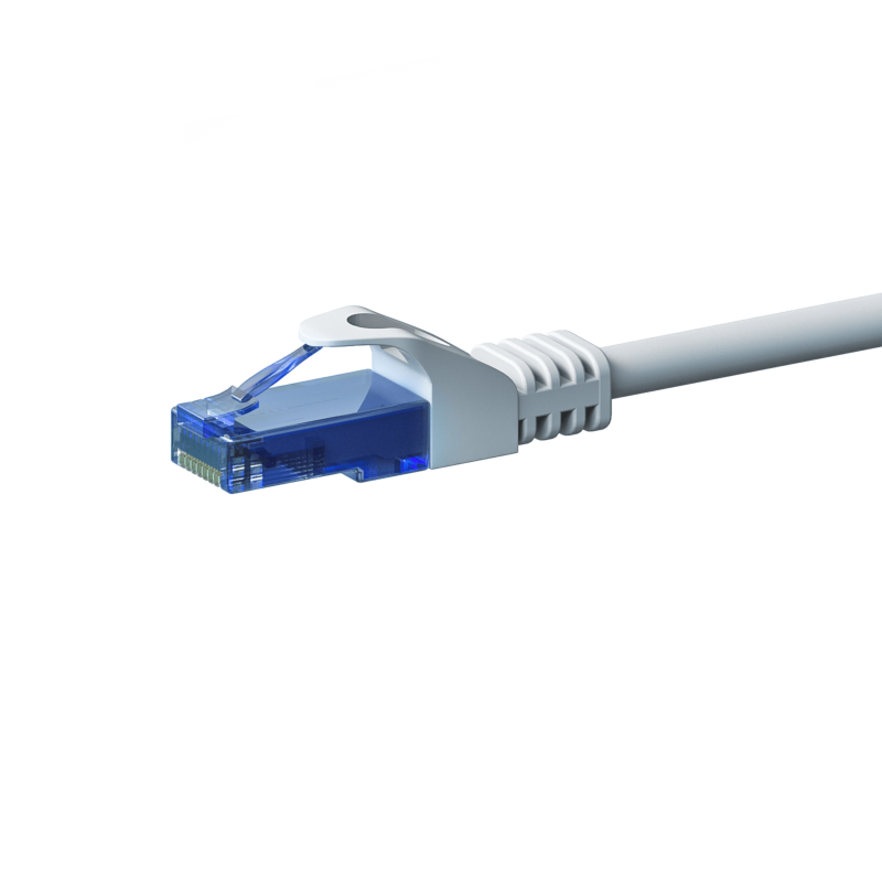 UTP CAT6a 0,25m weiß - 100% Kupfer