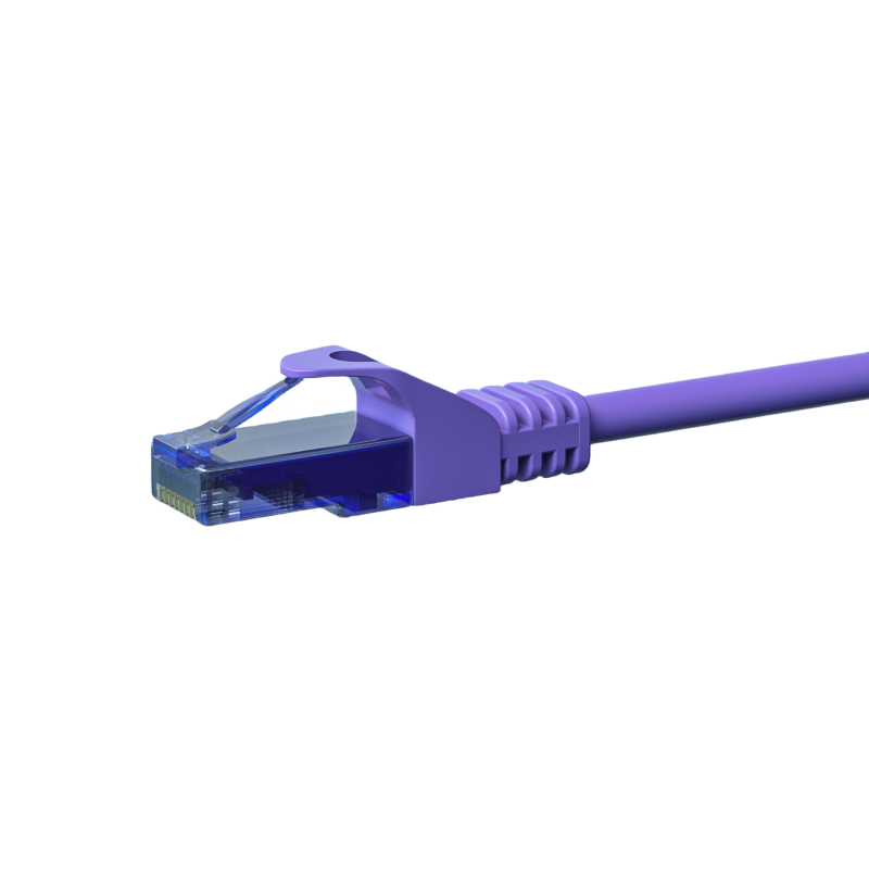 UTP CAT6a 0,15m lila - 100% Kupfer