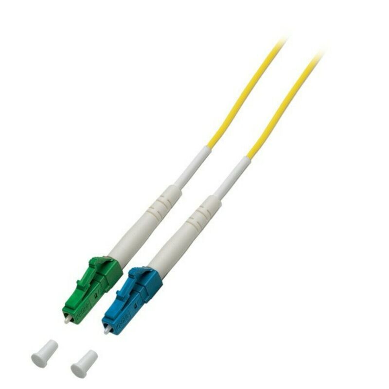 OS2 Glasfaserkabel LC/APC-LC Simplex - 1 Meter