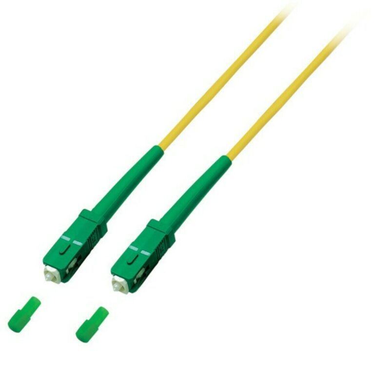 OS2 Glasfaserkabel SC/APC-SC/APC Simplex - 0,50 Meter