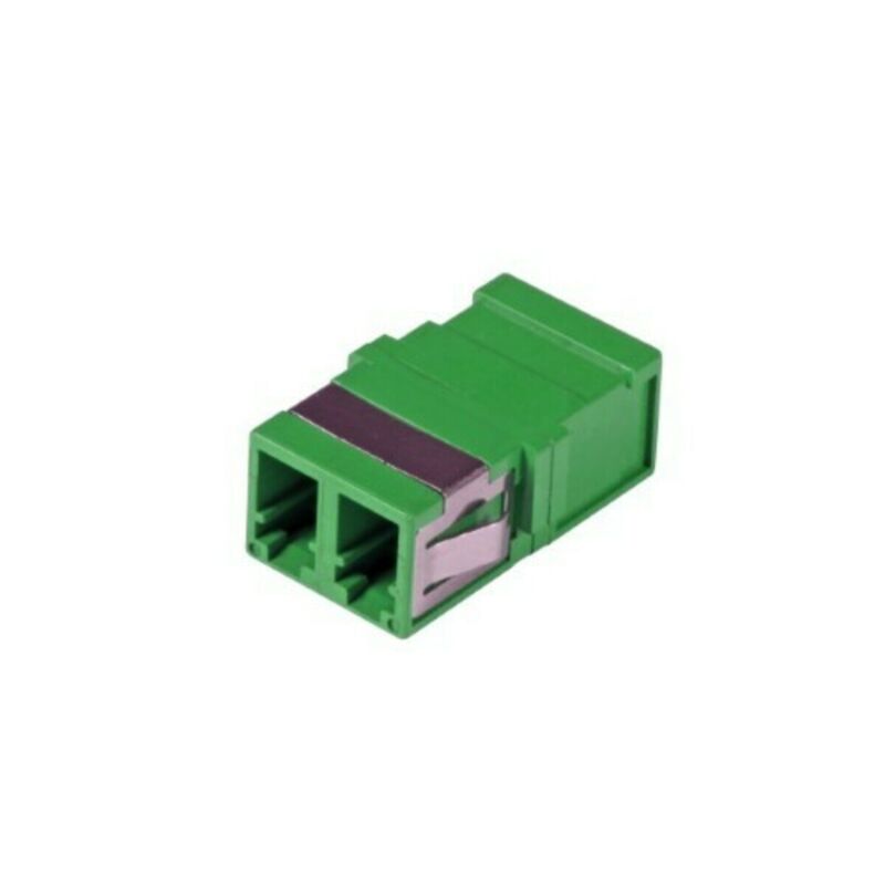 Singlemode Keystone-Glasfaserkupplung LC-LC Duplex - grün