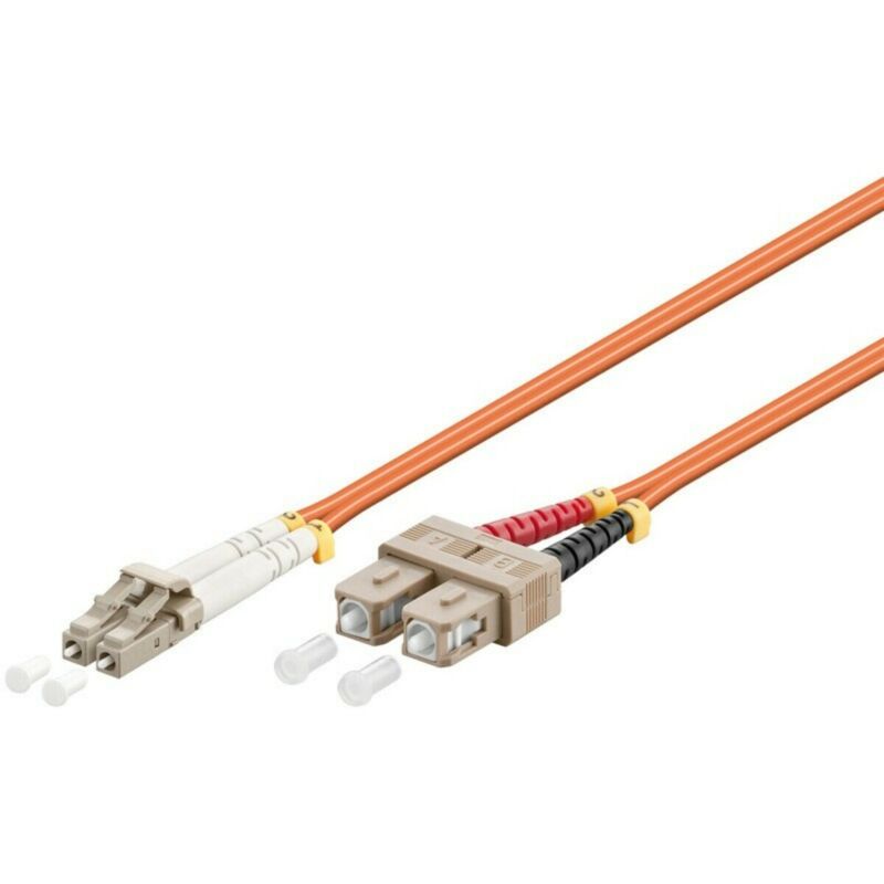 Glasfaserkabel LC-SC OM2 Duplex - 1 Meter