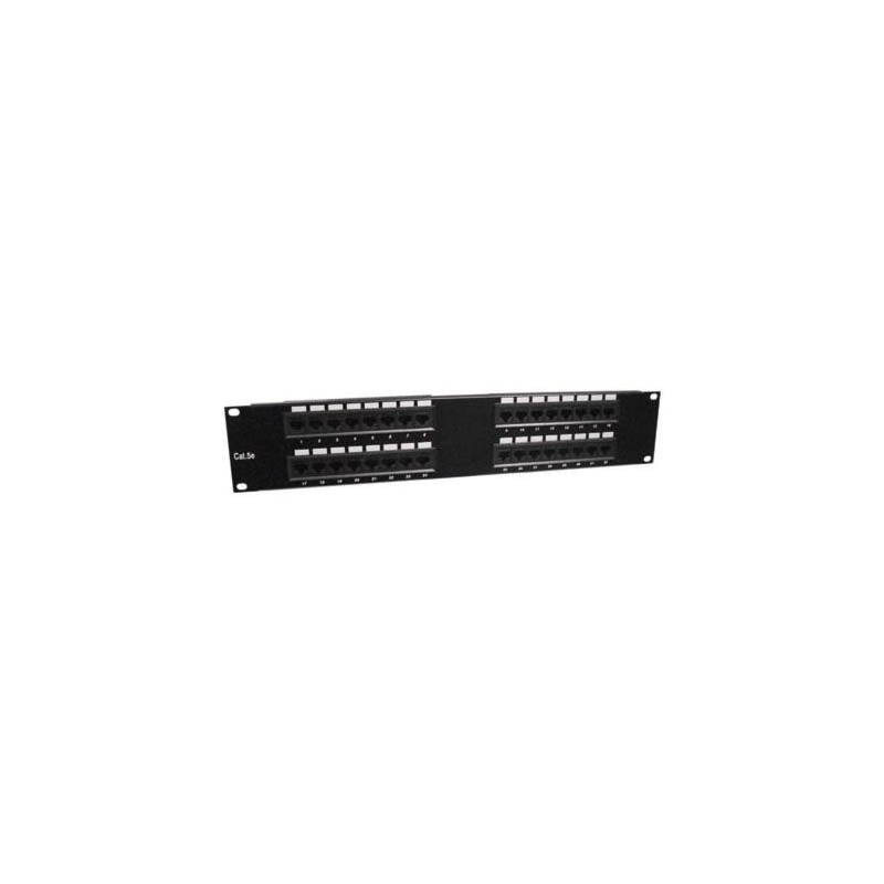 19-Zoll 2U UTP-Patchpanel 32xRJ45 Cat 5e