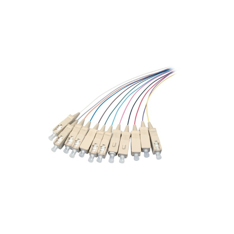 Set OM4 Glasfaser Pigtail SC - multicolor