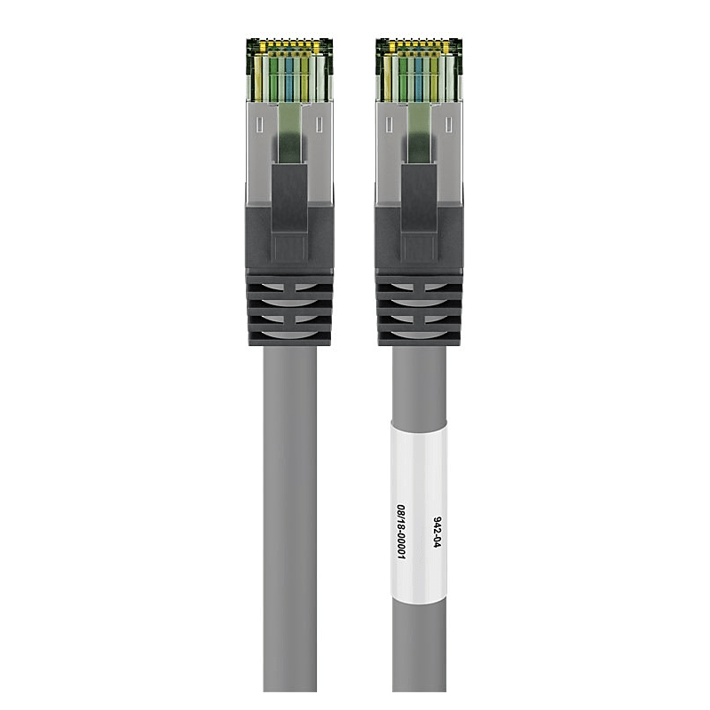 Cat8 Kabel S/FTP/PIMF - 2 Meter - grau