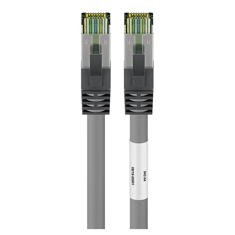 Cat8 Kabel S/FTP/PIMF - 5 Meter - grau