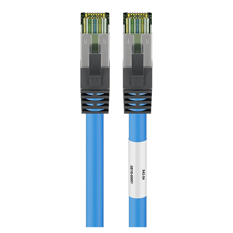 Cat8 Kabel S/FTP/PIMF - 3 Meter - blau