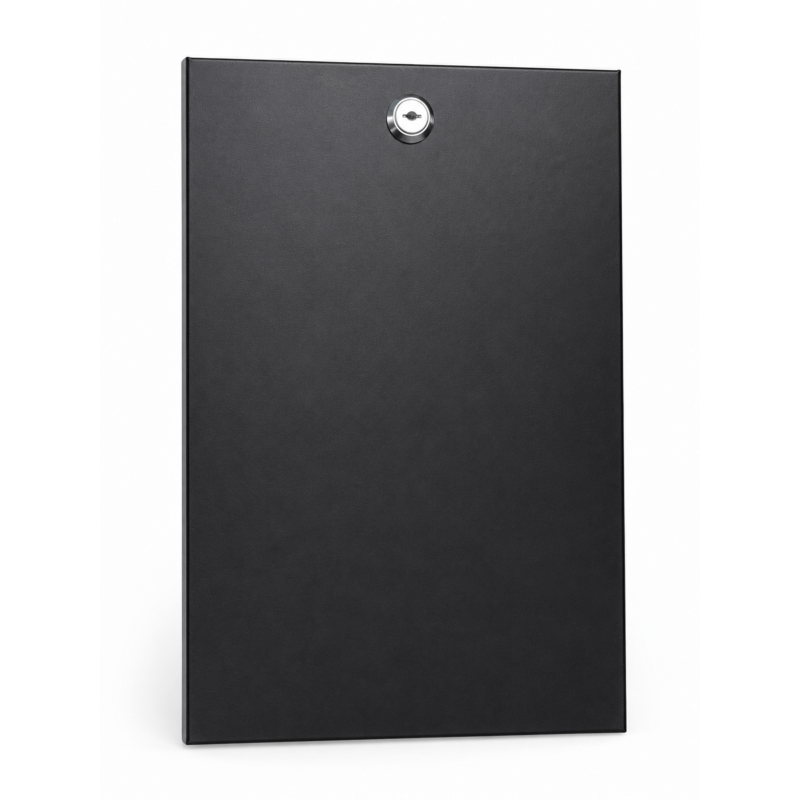 4 HE Metallseitenwand für 10" Servergehäuse - 310mm tief mit Schloss