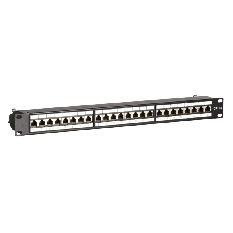 19 Zoll Patchfeld 24-fach STP / CAT 6a