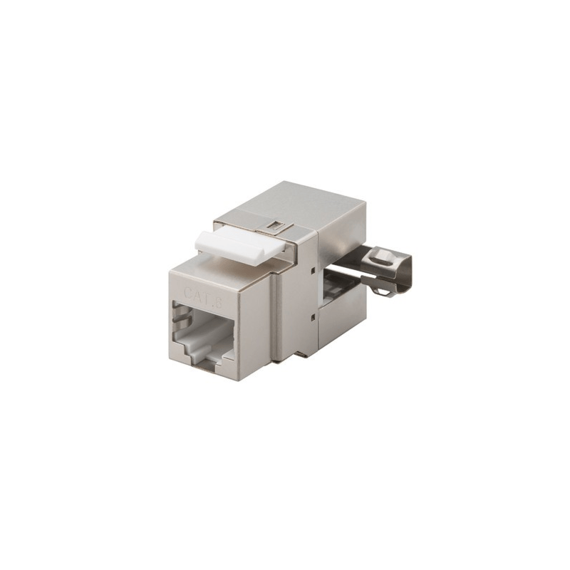 Keystone Konnektor CAT 6 STP - Toolless gewinkelt