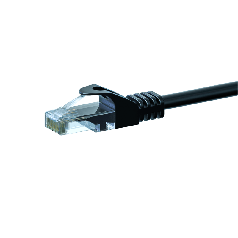 CAT6 Kabel U/UTP - 5 Meter - schwarz - CCA