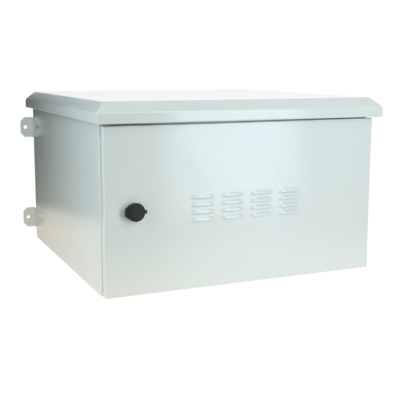 6 HE 19” Outdoor Serverschrank zur Wandmontage IP55 - 600 x 600 x 368mm