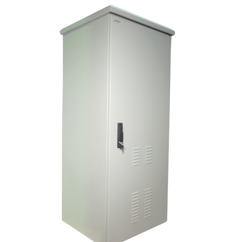 32 HE 19 Zoll Outdoor Netzwerkschrank mit Glastür 600 x 600 x 1600 mm (BxTxH) IP55