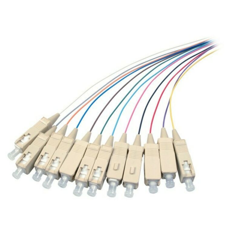 Set OM3 Glasfaser Pigtail SC - multicolor