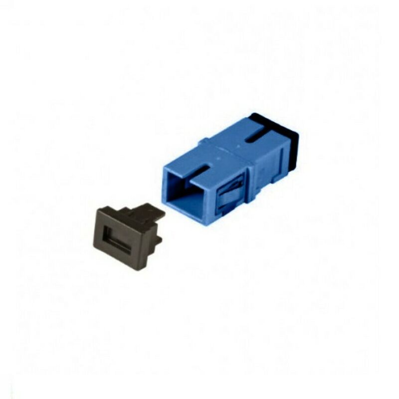 Singlemode Keystone-Glasfaserkupplung SC-SC Simplex - blau