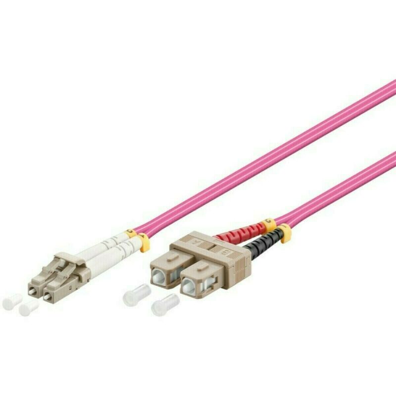 Glasfaserkabel LC-SC OM4 Duplex - 7,50 Meter