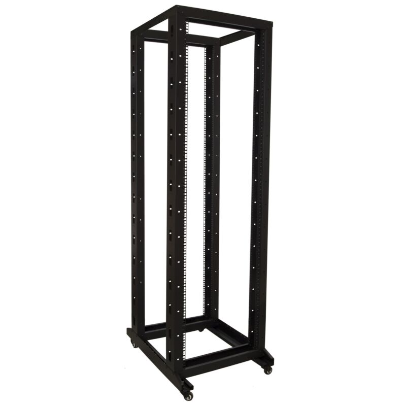 42 HE 19 Zoll Netzwerkregal auf Rollen - unmontiert 600 x 800 x 2000 mm (BxTxH)