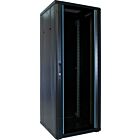 32 HE 19 Zoll Netzwerkschrank mit Glastür 600 x 600 x 1600 mm (BxTxH)