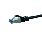 CAT 6a Kabel LSOH - S/FTP - 0,25 Meter - Schwarz