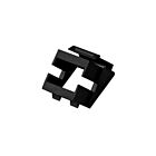 Keystone Adapter für Patchfelder - schwarz