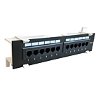 Wand-Patchfeld CAT 6 - 12-fach UTP
