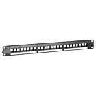 UTP Keystone-Patchpanel - 24 Ports unbestückt