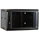4 HE Netzwerkschrank, Wandschrank mit Glastür 600 x 450 x 280 mm (BxTxH)