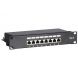 10 Zoll Patchfeld 8 Ports CAT 5e FTP