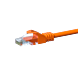 CAT5e Kabel U/UTP - 2 Meter - orange - CCA