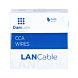 Outdoorkabel CAT5e U/UTP – Starrleiter CCA - 100 Meter