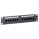 10 Zoll Patchfeld 12 Ports CAT 5e UTP