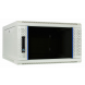 4 HE Serverschrank, Wandgehäuse mit Glastür, Weiß, (BxTxH) 600 x 600 x 280mm