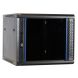 9 HE 19 Zoll Netzwerkschrank, Wandschrank mit Glastür, unmontiert 600 x 600 x 501 mm (BxTxH)