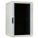 18 HE weißer Netzwerkschrank, Wandschrank mit Glastür 600 x 600 x 900 mm (BxTxH)