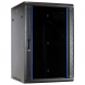 27 HE Netzwerkschrank, Wandschrank mit Glastür 600 x 600 x 1300 mm (BxTxH)