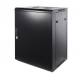 12 HE Netzwerkschrank, Wandschrank, mit Metalltür 600 x 450 x 635mm (BxTxH)