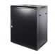 12 HE Netzwerkschrank, Wandschrank, mit Metalltür 600 x 600 x 635mm (BxTxH)