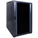 18 HE 19 Zoll Netzwerkschrank mit Glastür, unmontiert 600 x 800 x 1000 mm (BxTxH)