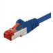 CAT6 Kabel LSOH S-FTP - 0,50 Meter - blau