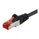 CAT6 Kabel LSOH S-FTP - 1 Meter - schwarz