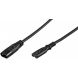 Stromkabel C7 und C8 - 2 Meter schwarz