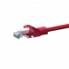 CAT5e Kabel U/UTP - 7,50 meter - rot - 100% Kupfer