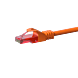 CAT6 Kabel U/UTP - 15 Meter - orange - 100% Kupfer