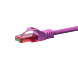 CAT6 Kabel U/UTP - 5 Meter - rosa - 100% Kupfer