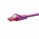 CAT6 Kabel U/UTP - 7,5 Meter - rosa - 100% Kupfer
